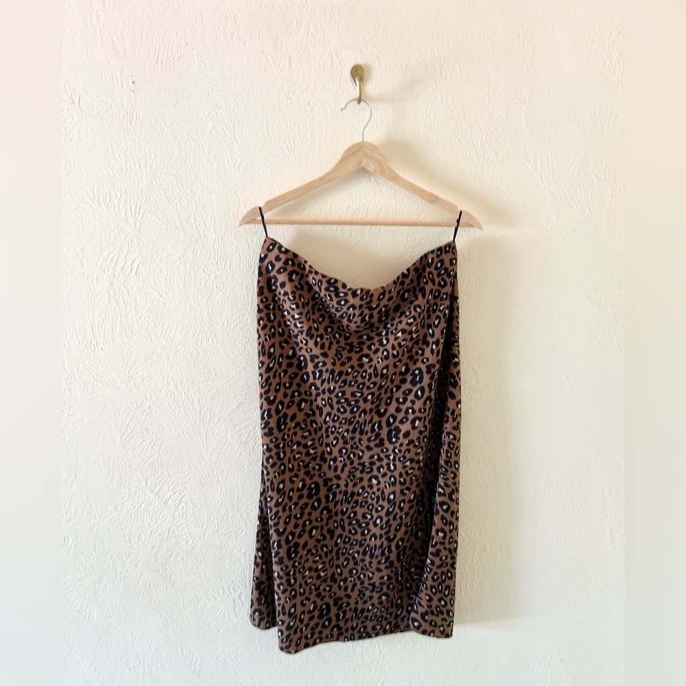 Collective Concepts Maxi Skirt in Brown and Black